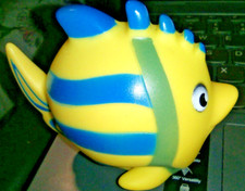 Set of 10 Flounder Fish Toys