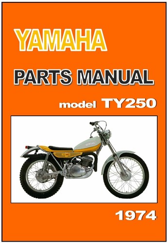 Yamaha parts manual ty250 - parts, a