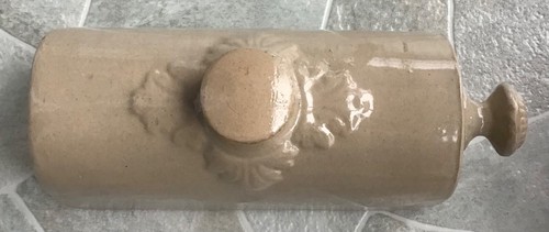 Vintage ornate stoneware hot - ornate,