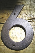 Rustic BROWN Cast Iron Metal
