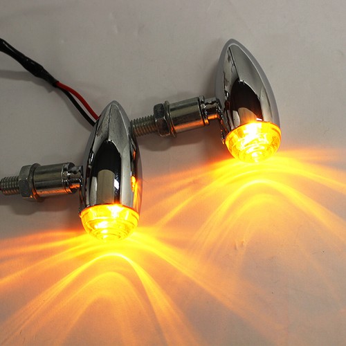 Motorcycle bullet turn signals - bullet,