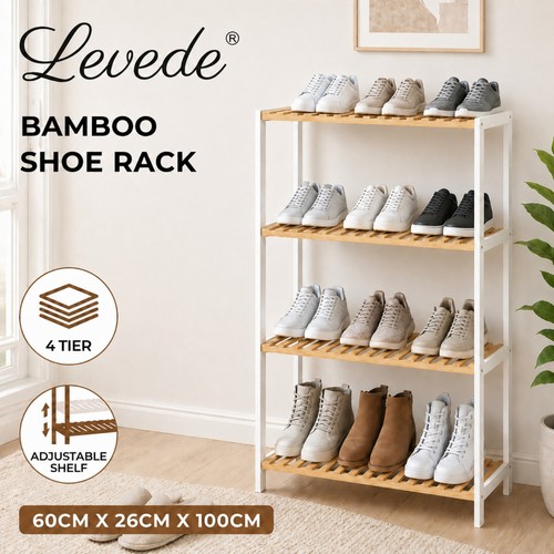 Levede tier bamboo shoe - levede,