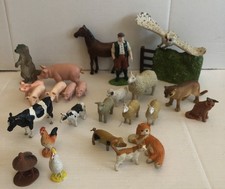 farm toy animals, Wildlife -  ELC, schelich Other bundle Incl farmer Owl