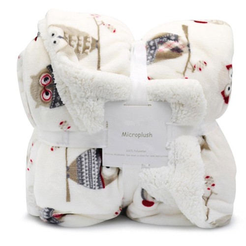 Ukeler owl sherpa fleece - sherpa,