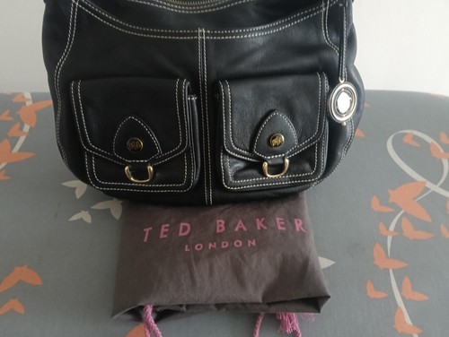 Ted baker black leather - baker, 'black'