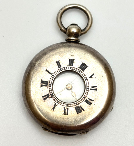 Antique fine silver half - antique,