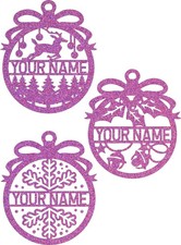 Personalised Bauble Name