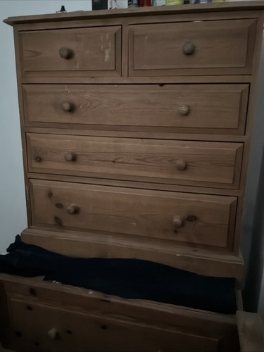 Solid pine chester drawers and - solid,
