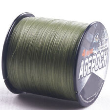Pro 100M-2000M Army Green PE Dynema Agepoch Braided Fishing Line 10LB-300LB