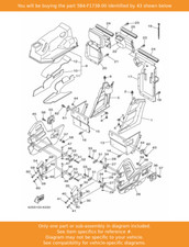YAMAHA Bolt, 5B4-F1738-00 OEM