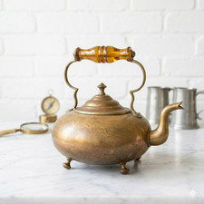 Antique Copper Brass Footed
