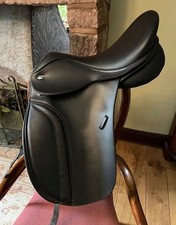 Black Thorowgood 17.5 Saddle