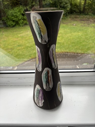 West german pottery vase - german,