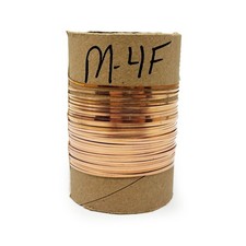 Copper Cloisonné Wire Flat 18 x 30 Gauge, 0.4" x 0.1", 25 foot coil with defects