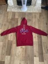 Palm Angles Red Bear Hoodie