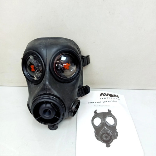 Avon fm12 respirator gas mask - avon,