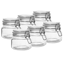 Glass Storage Jars Clip Top