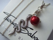 Genuine Thomas Sabo snake & apple necklace : RRP £203