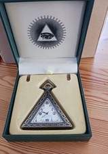 Triangular Masonic Watch In its own Case