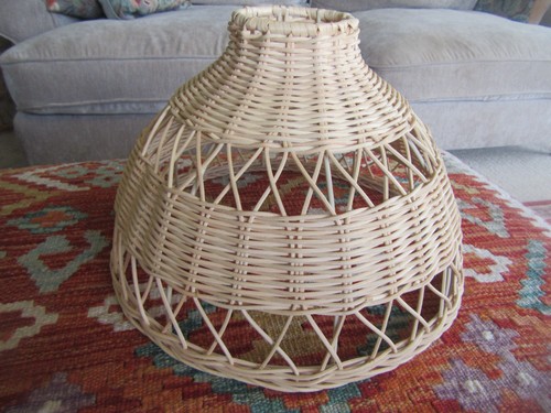 Ceiling light rattan dome - rattan,