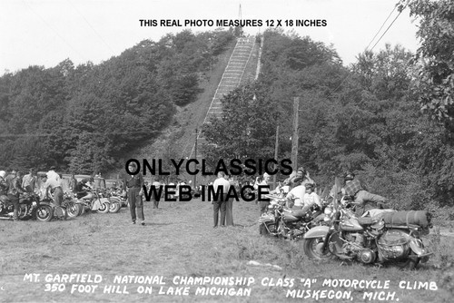 Motorcycle hill climb race - climb,