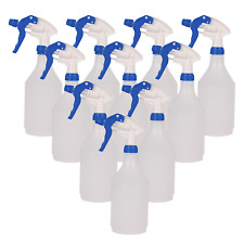 Blue Empty Refill Spray Bottles with Trigger Spray Heads 750ml - Pack of 10