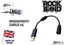 Breakaway Cable XBOX 360 - USB Wired Controller Adapter for Rock Band / Rockband