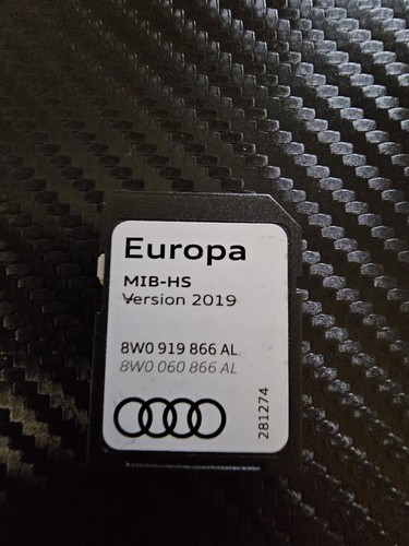 Audi sat nav card - audi,