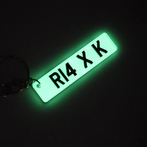 Custom keyring car number - custom,