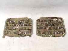 British Army MTP Side Plate Carrier Osprey Body Armour Webbing Pocket MOLLE Pair