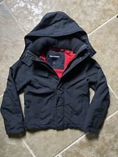 Abercrombie Navy Zip Coat With Hood Kids L