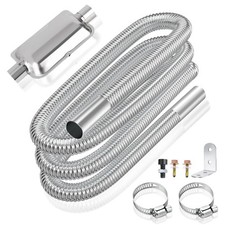 300cm Silencer Stainless Steel Exhaust Pipe Hose Car Parking Air Heater Diesel