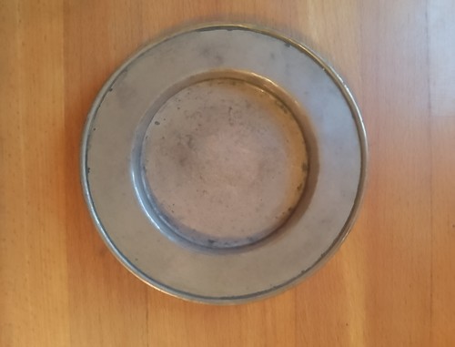 Pewter style metal - , plate