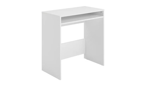 White office home desk - white,