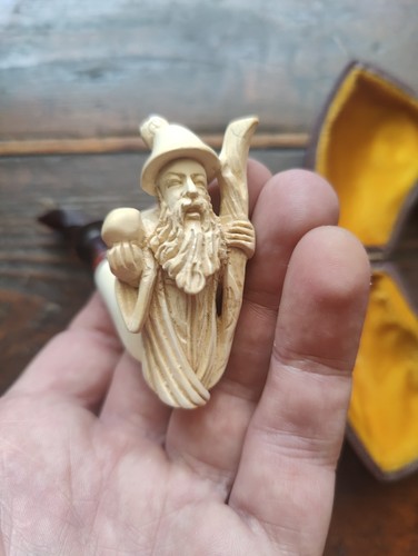 Meerschaum pipe with - meerschaum,