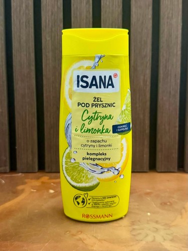 Isana shower gel lime - isana, lemon