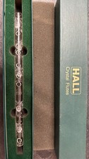 Hall Crystal Flute - Piccolo in D, Dandelion motif, in excellent condition