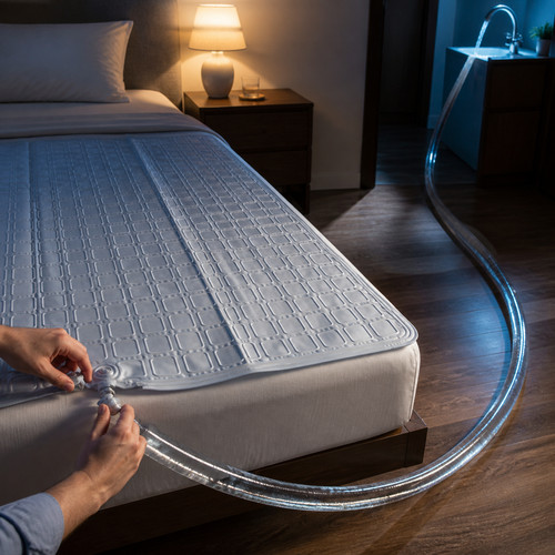 Hot cold water bed - hot,