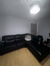 DFS Cargo Black L-Shape Sofa – Good Condition  