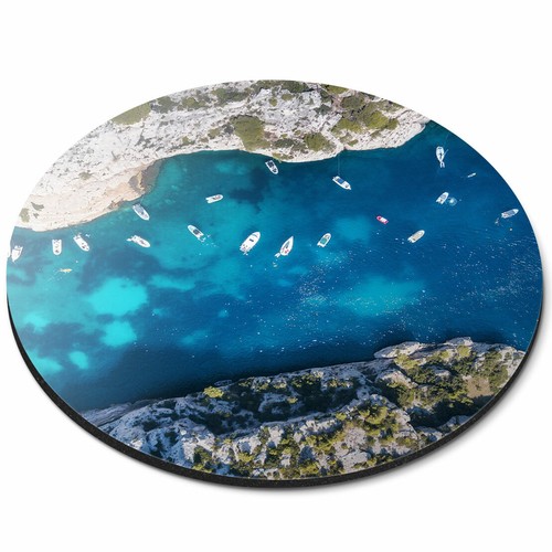 Round mouse mat yachts boats - mat,