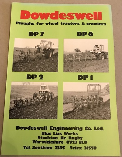 Dowdeswell ploughs for - for, wheel