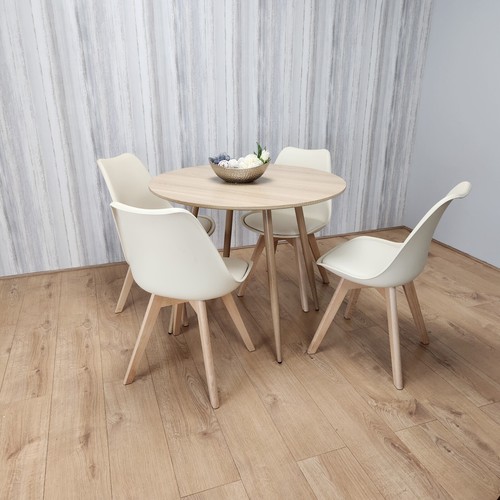 Round oak effect - oak,