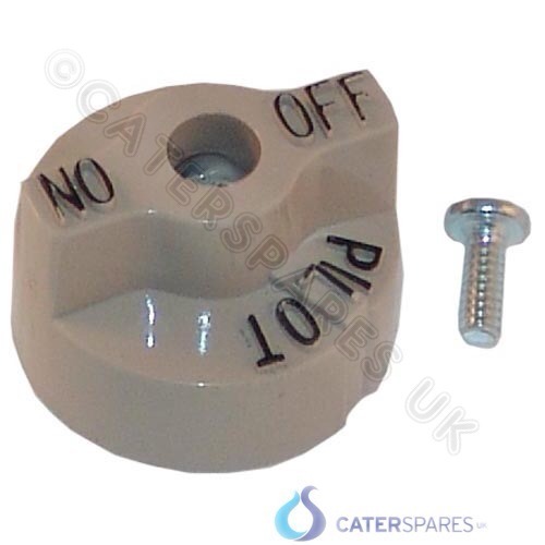 Gas valve control knob - valve, brown