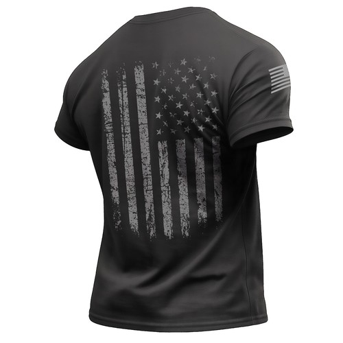 Distressed american flag - distressed,