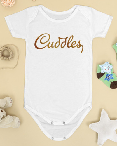Cuddles funny baby grow - cuddles,