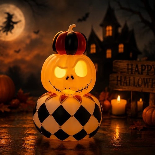 Halloween tier pumpkin light - halloween, 3