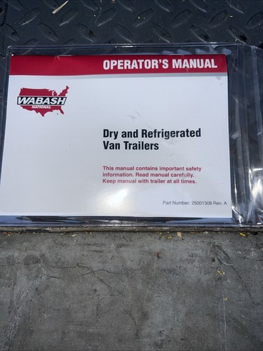 Wabash national dry and - dry,