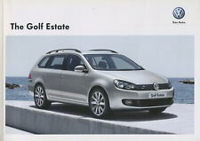 CAR BROCHURE: VOLKSWAGEN GOLF ESTATE - OCTOBER 2012 (S/SE/SPORTLINE)