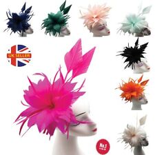 Small Flower Feather Hair Hat