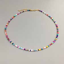 Necklace Choker String Beaded